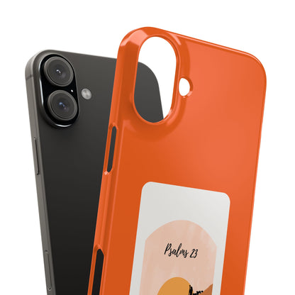 Dual-Layer Phone Case Inspired by Psalm 23 - #Orange