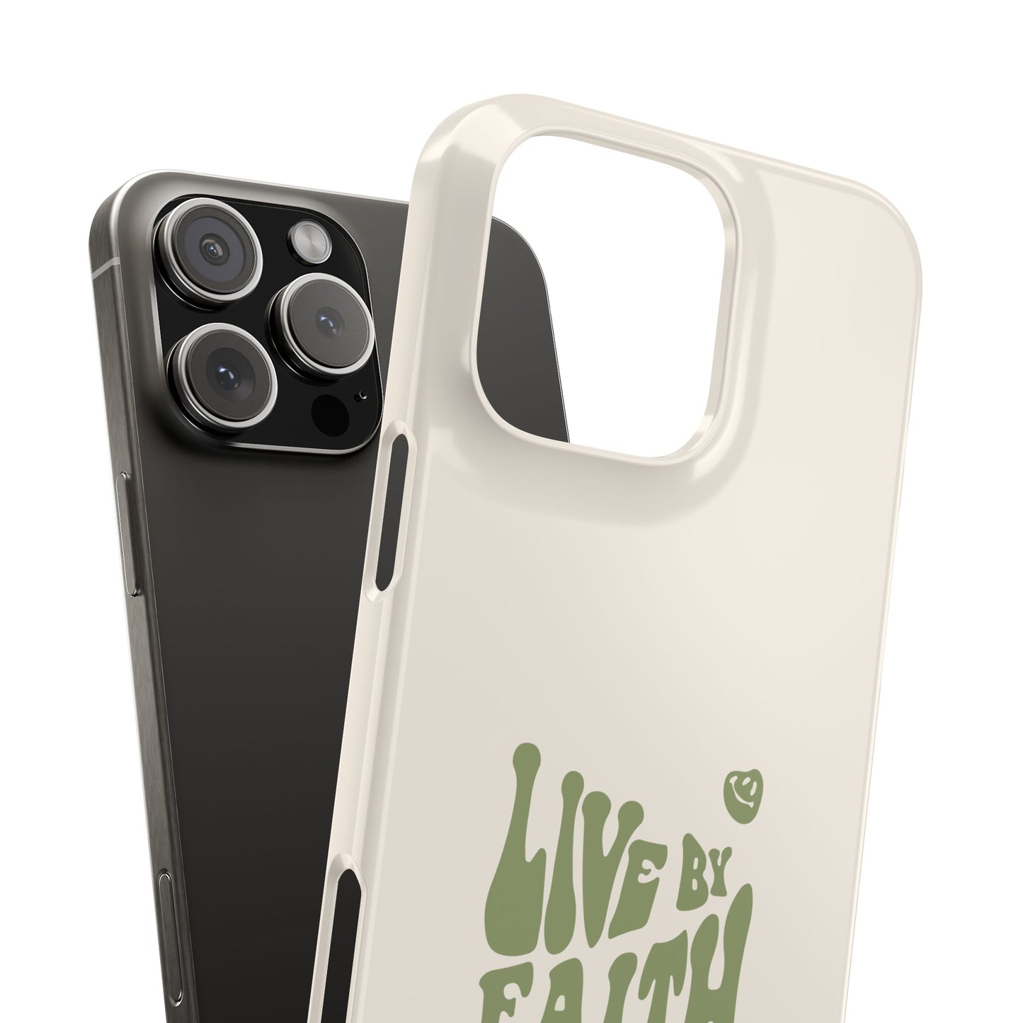 Live by Faith" Durable Phone Case – Trust in Every Moment