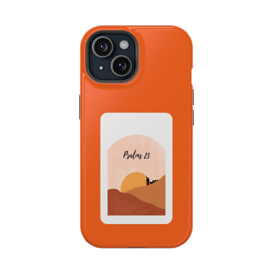 Dual-Layer Phone Case Inspired by Psalm 23 - #Orange