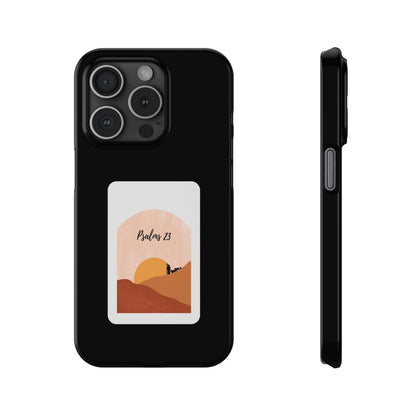 Dual-Layer Phone Case Inspired by Psalm 23 - #Black