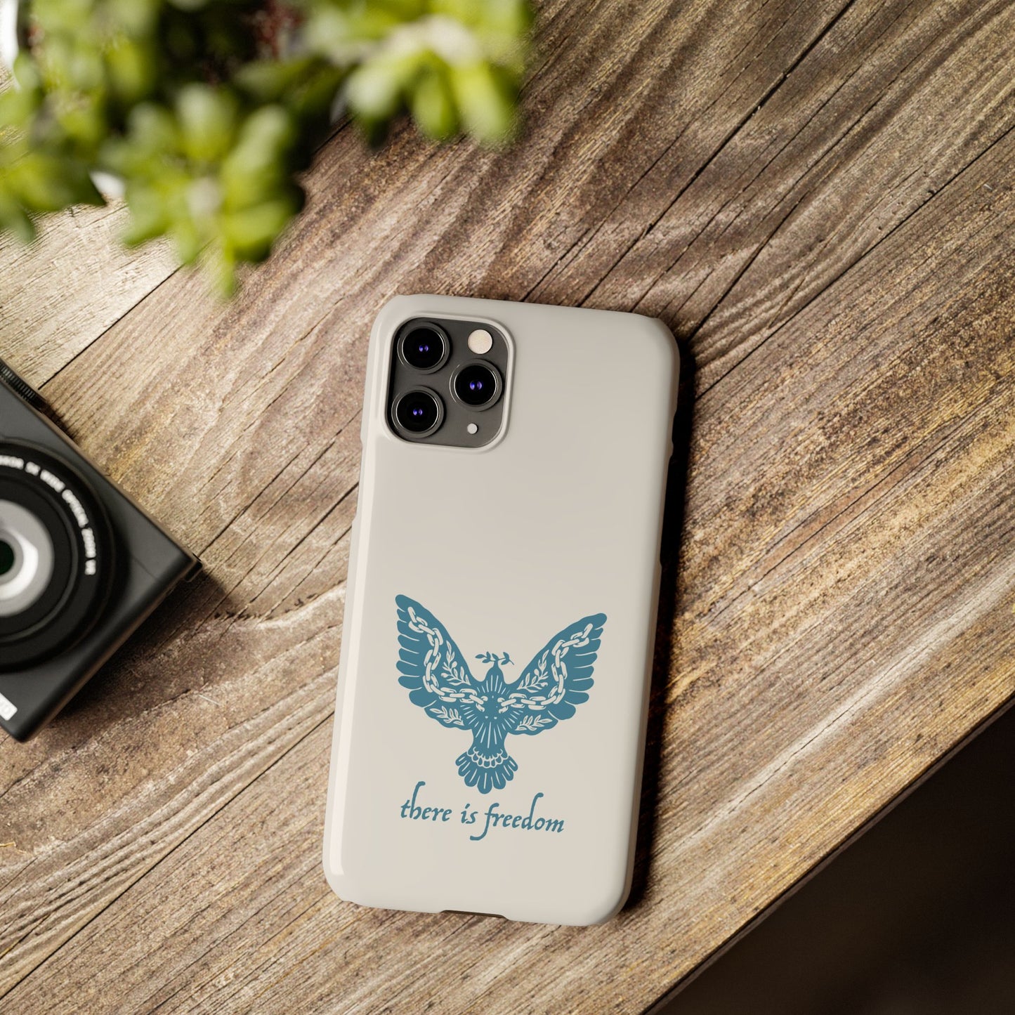 Freedom in Faith: Dual-Layer Phone Case