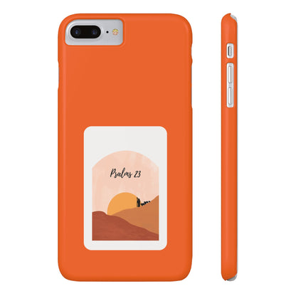 Dual-Layer Phone Case Inspired by Psalm 23 - #Orange