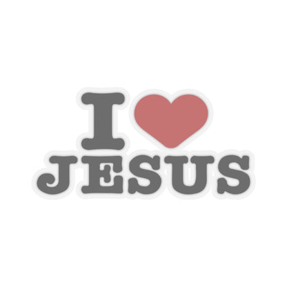 "I Love Jesus" Vinyl Sticker