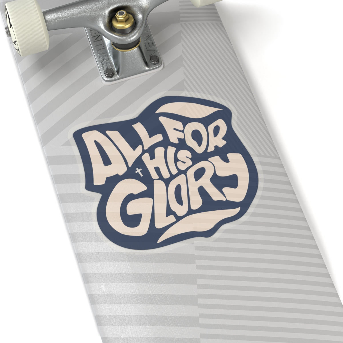 "All for His Glory" - Christian Sticker