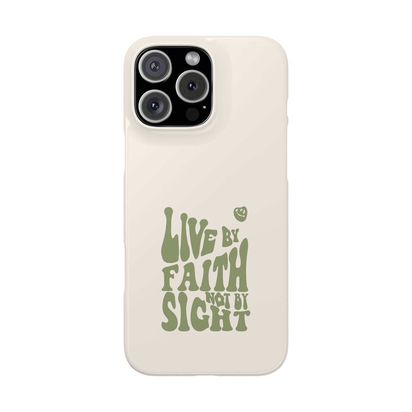 Live by Faith" Durable Phone Case – Trust in Every Moment