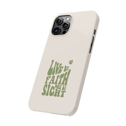 Live by Faith" Durable Phone Case – Trust in Every Moment