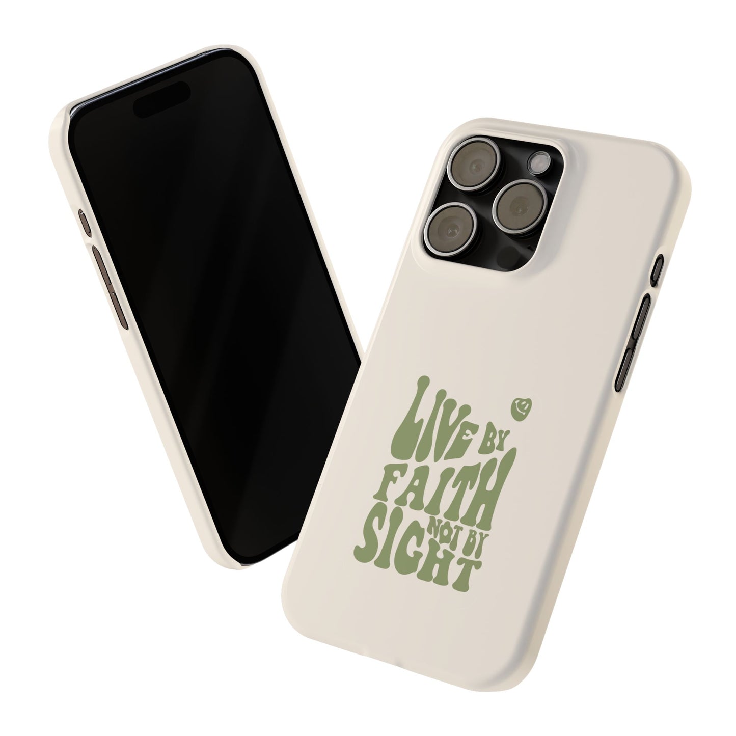 Live by Faith" Durable Phone Case – Trust in Every Moment