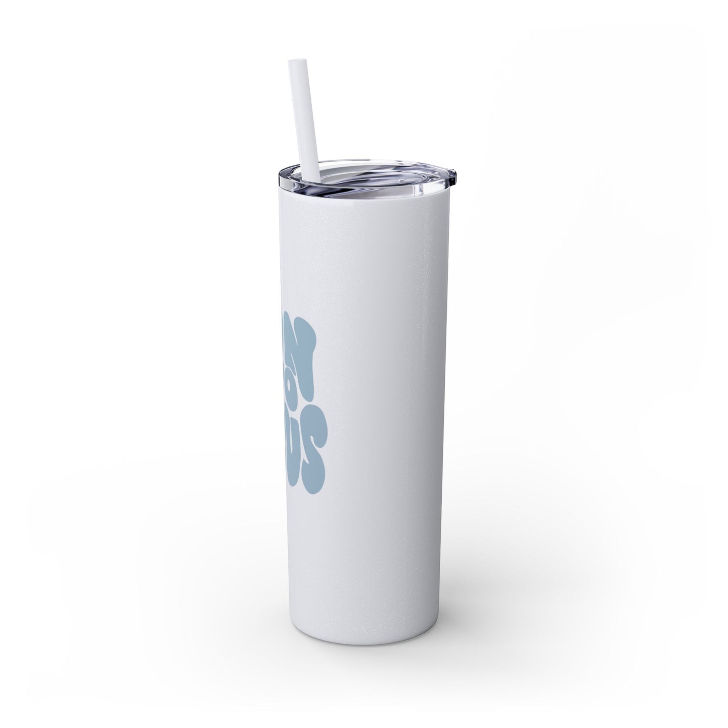 Run to Jesus - 20oz Stainless Steel Skinny Tumbler with Straw