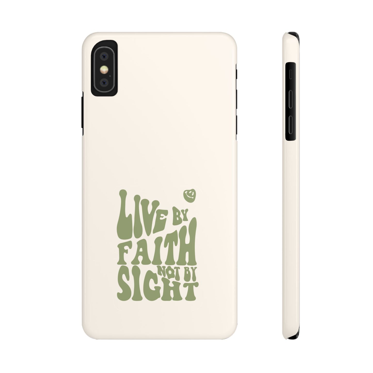 Live by Faith" Durable Phone Case – Trust in Every Moment