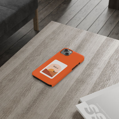 Dual-Layer Phone Case Inspired by Psalm 23 - #Orange