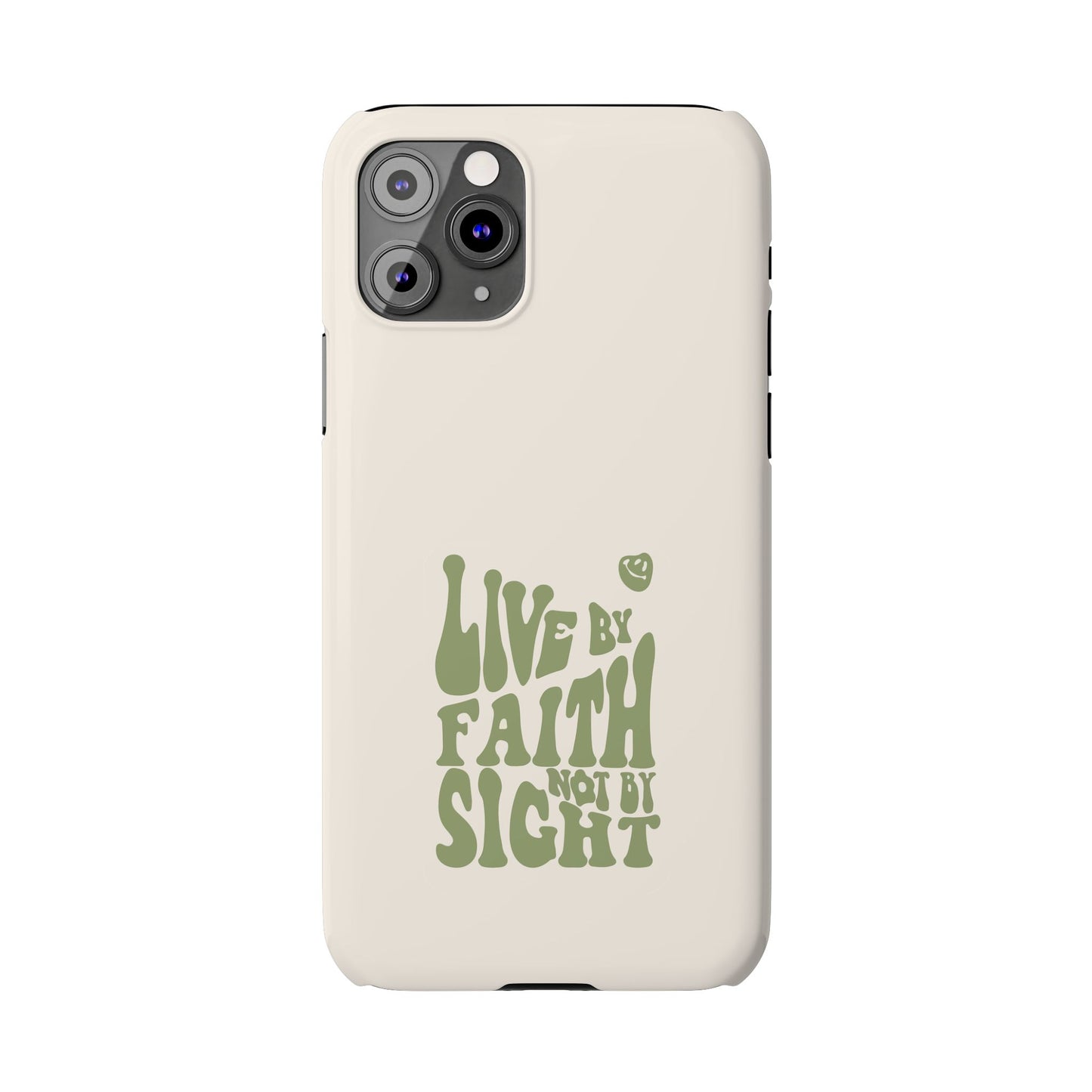 Live by Faith" Durable Phone Case – Trust in Every Moment