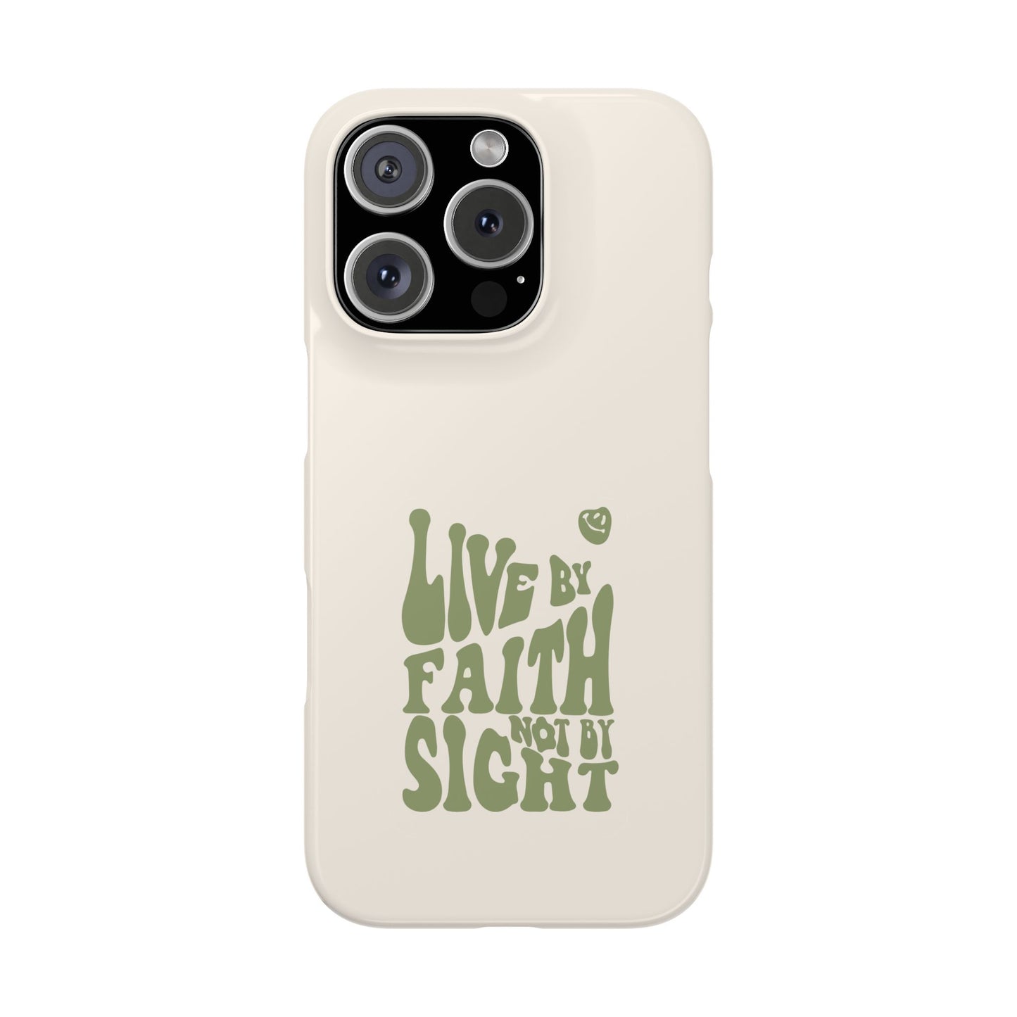 Live by Faith" Durable Phone Case – Trust in Every Moment