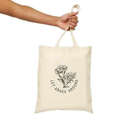 "Let Grace Abound" - Cotton Tote Bag