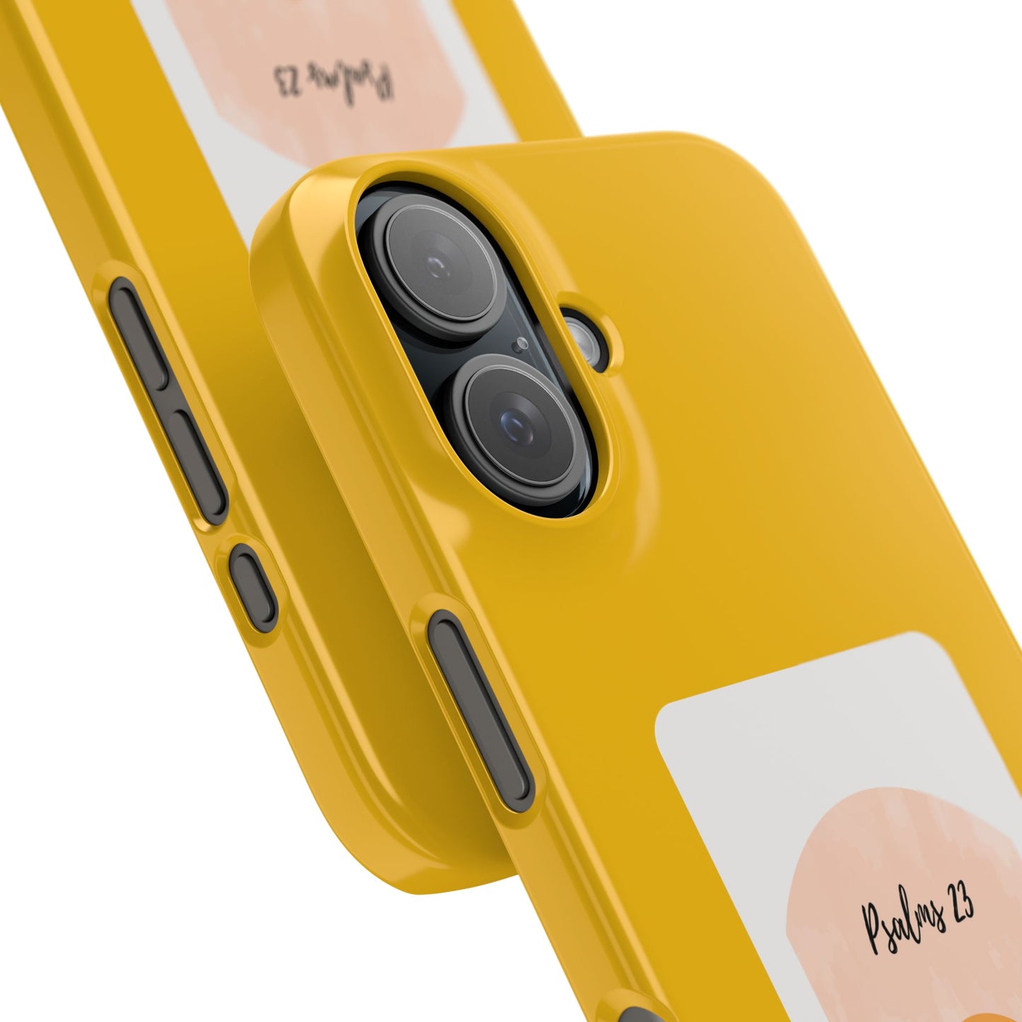 Dual-Layer Phone Case Inspired by Psalm 23 - #yellow