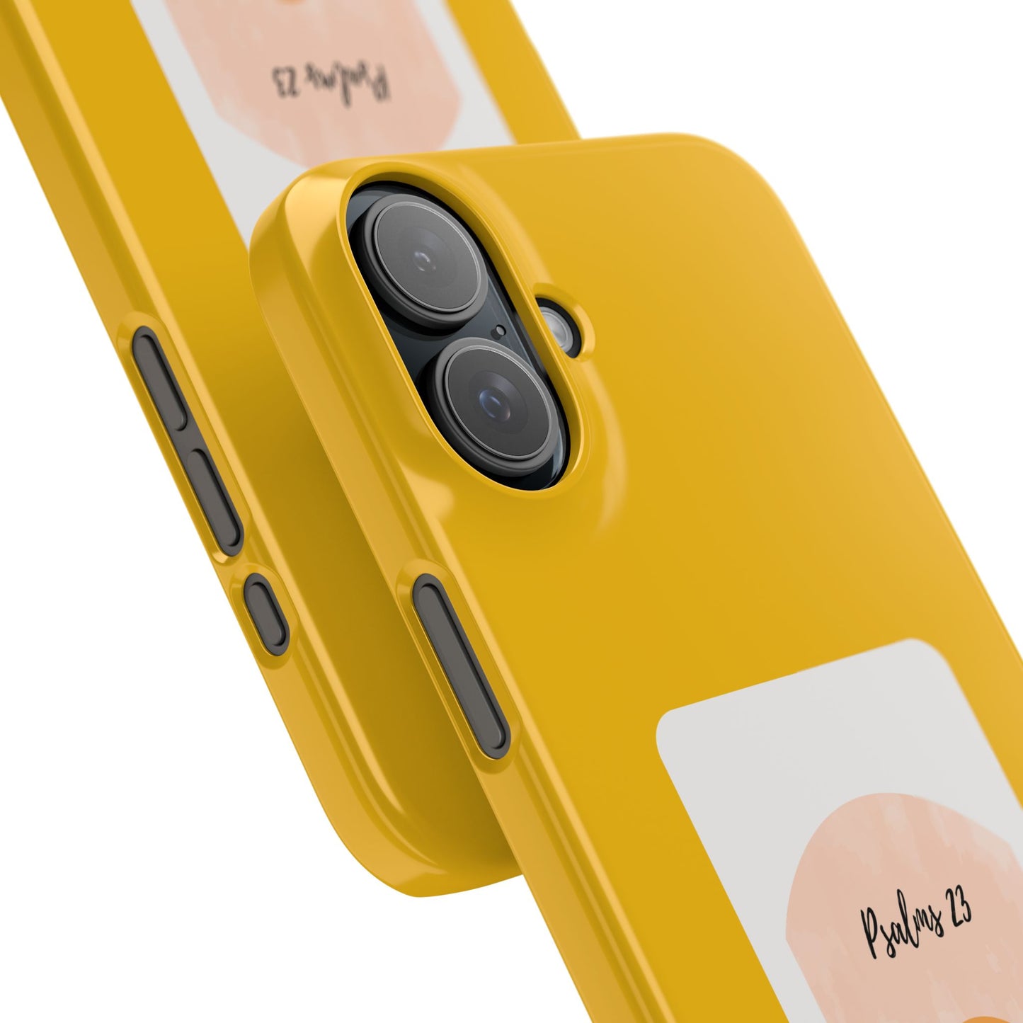 Dual-Layer Phone Case Inspired by Psalm 23 - #yellow