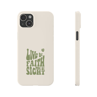 Live by Faith" Durable Phone Case – Trust in Every Moment