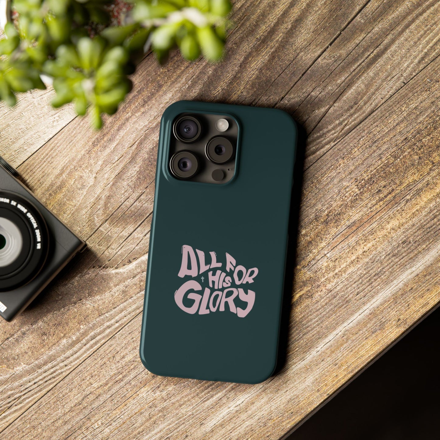 All for His Glory - Inspirational Phone Case