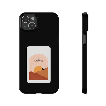 Dual-Layer Phone Case Inspired by Psalm 23 - #Black