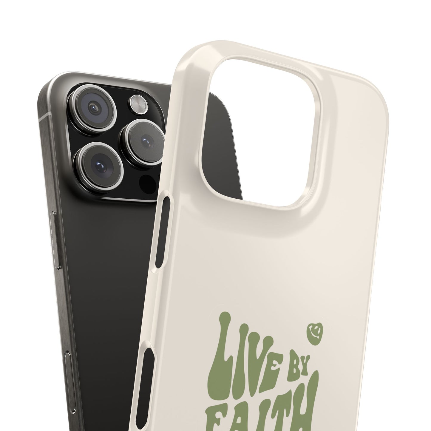 Live by Faith" Durable Phone Case – Trust in Every Moment