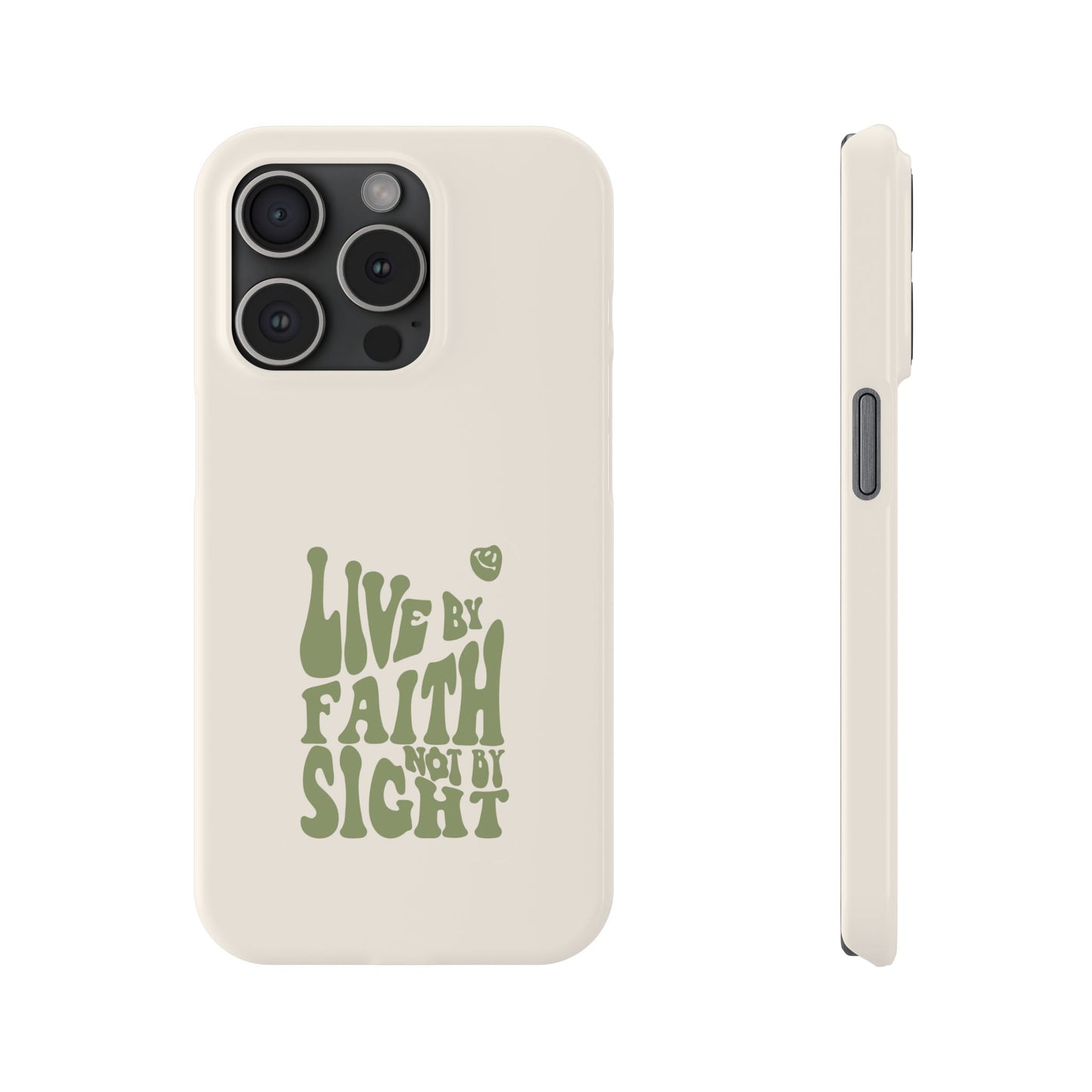 Live by Faith" Durable Phone Case – Trust in Every Moment