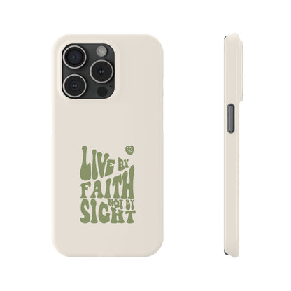 Live by Faith" Durable Phone Case – Trust in Every Moment