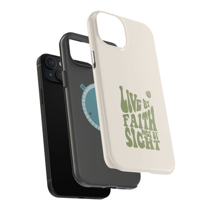 Live by Faith" Durable Phone Case – Trust in Every Moment