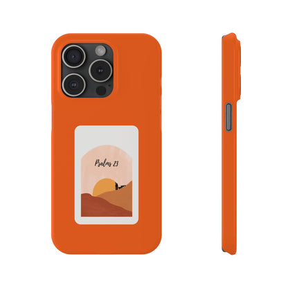 Dual-Layer Phone Case Inspired by Psalm 23 - #Orange