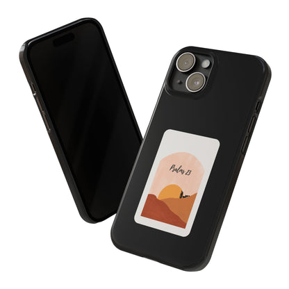 Dual-Layer Phone Case Inspired by Psalm 23 - #Black