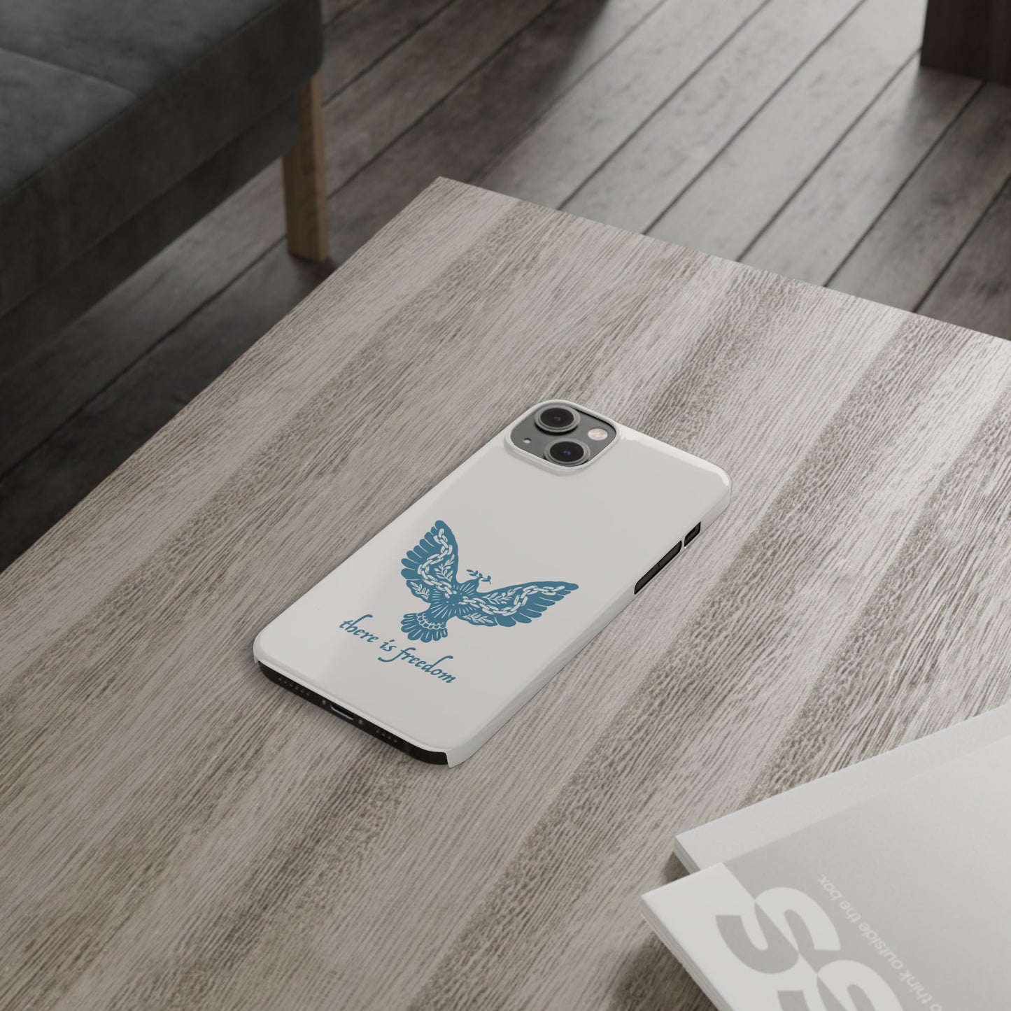 Freedom in Faith: Dual-Layer Phone Case