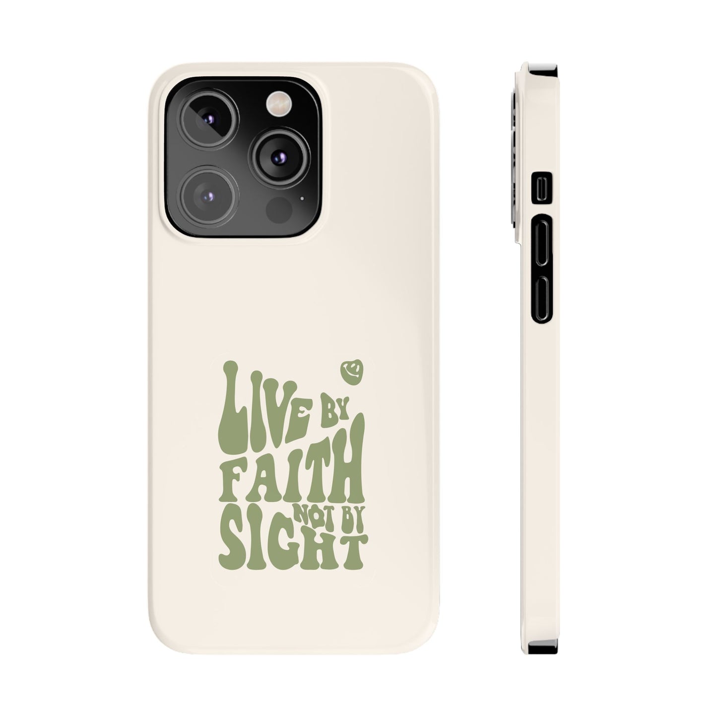 Live by Faith" Durable Phone Case – Trust in Every Moment