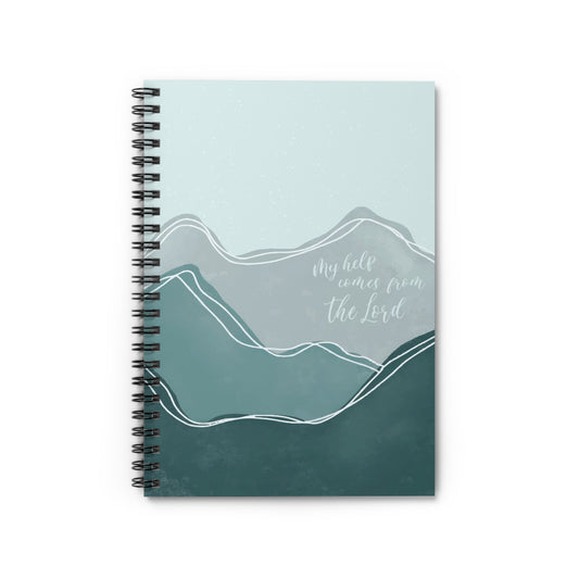 "My Help Comes from the Lord" Inspirational Spiral Notebook