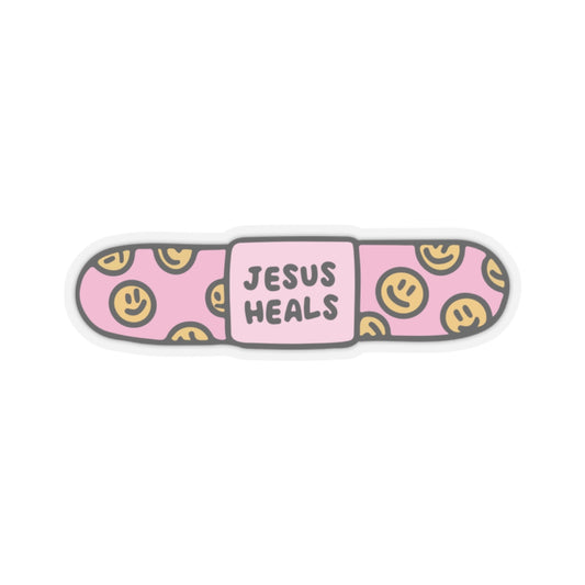 Jesus Heals - Vinyl Sticker