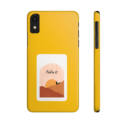 Dual-Layer Phone Case Inspired by Psalm 23 - #yellow