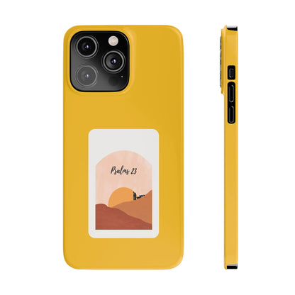 Dual-Layer Phone Case Inspired by Psalm 23 - #yellow