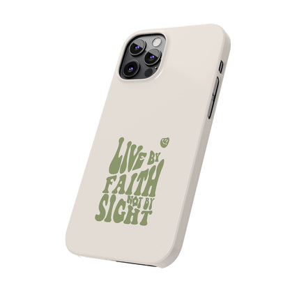 Live by Faith" Durable Phone Case – Trust in Every Moment