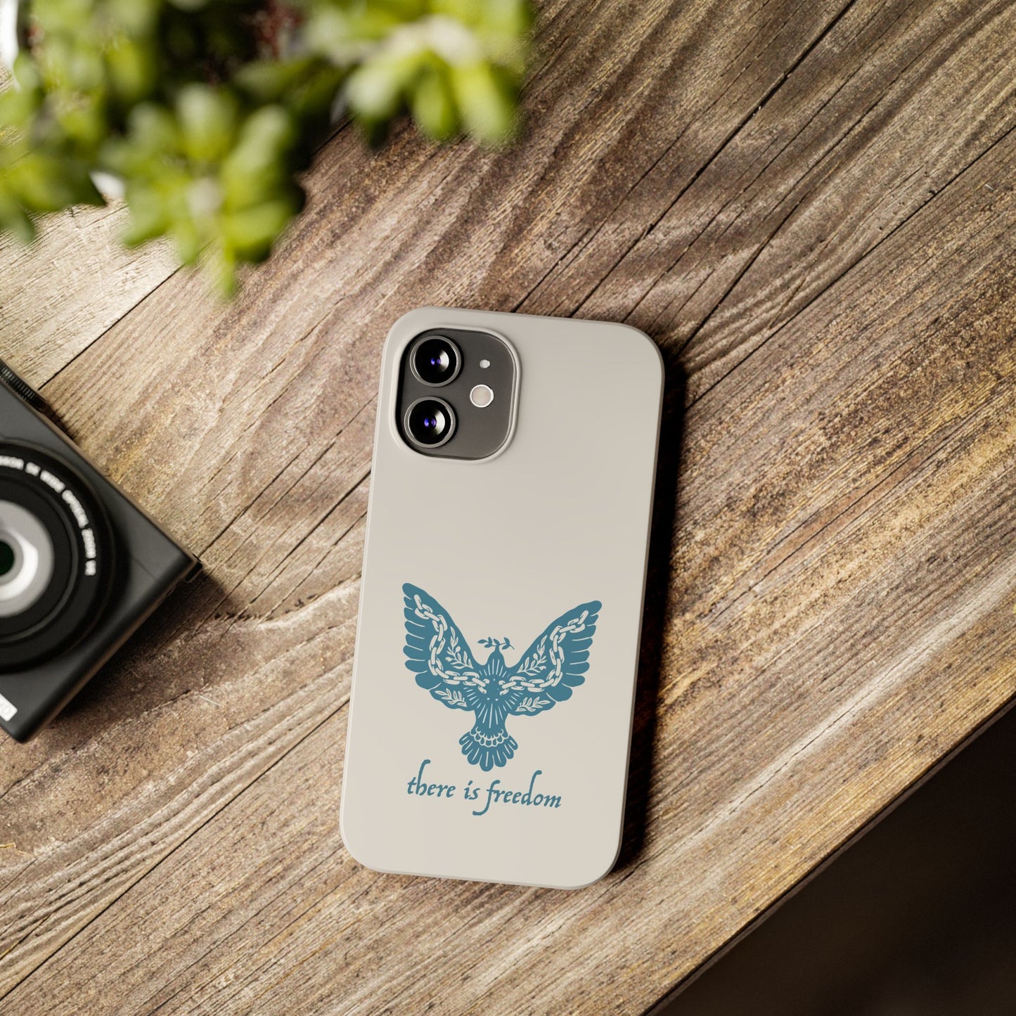 Freedom in Faith: Dual-Layer Phone Case