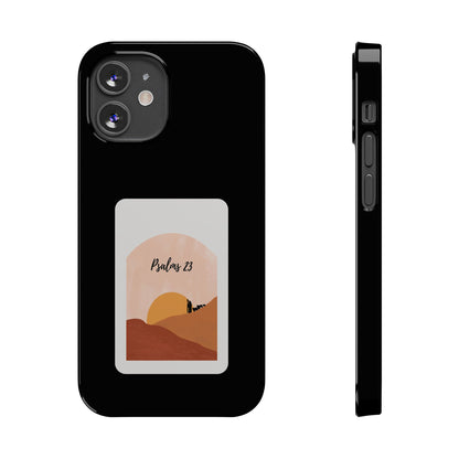 Dual-Layer Phone Case Inspired by Psalm 23 - #Black