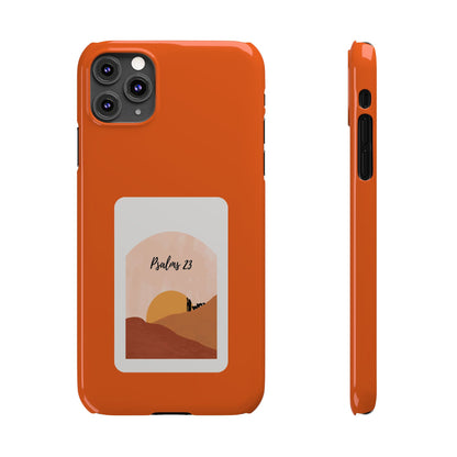 Dual-Layer Phone Case Inspired by Psalm 23 - #Orange