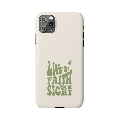 Live by Faith" Durable Phone Case – Trust in Every Moment