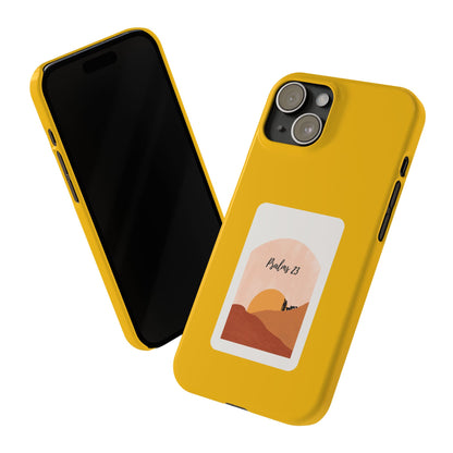 Dual-Layer Phone Case Inspired by Psalm 23 - #yellow