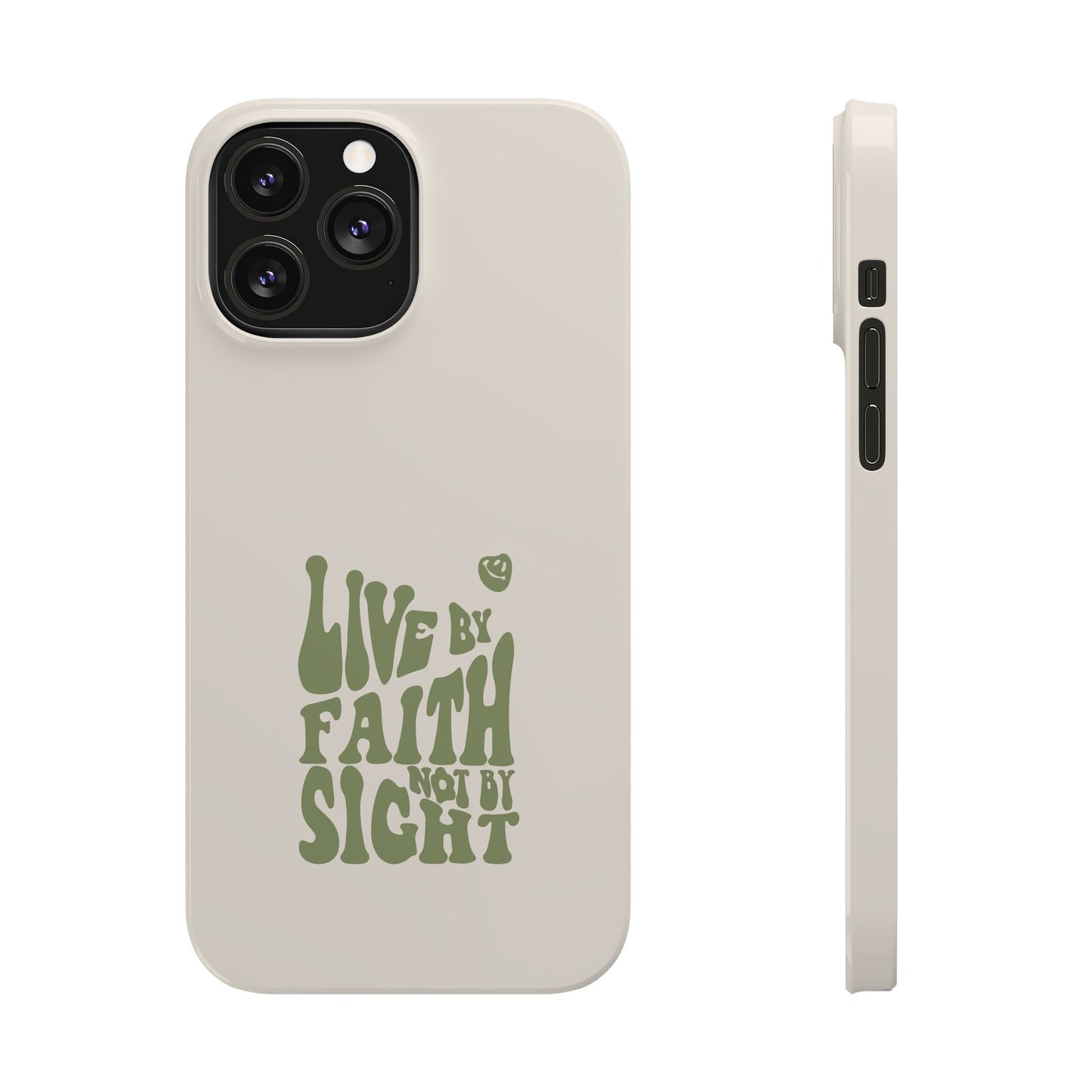 Live by Faith" Durable Phone Case – Trust in Every Moment