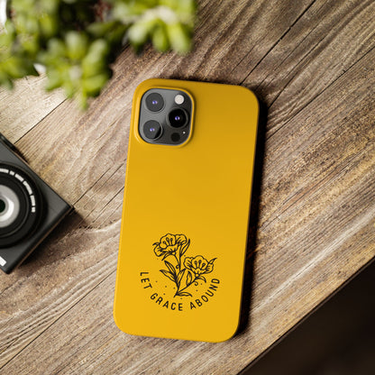 Let Grace Abound: Inspirational Phone Case