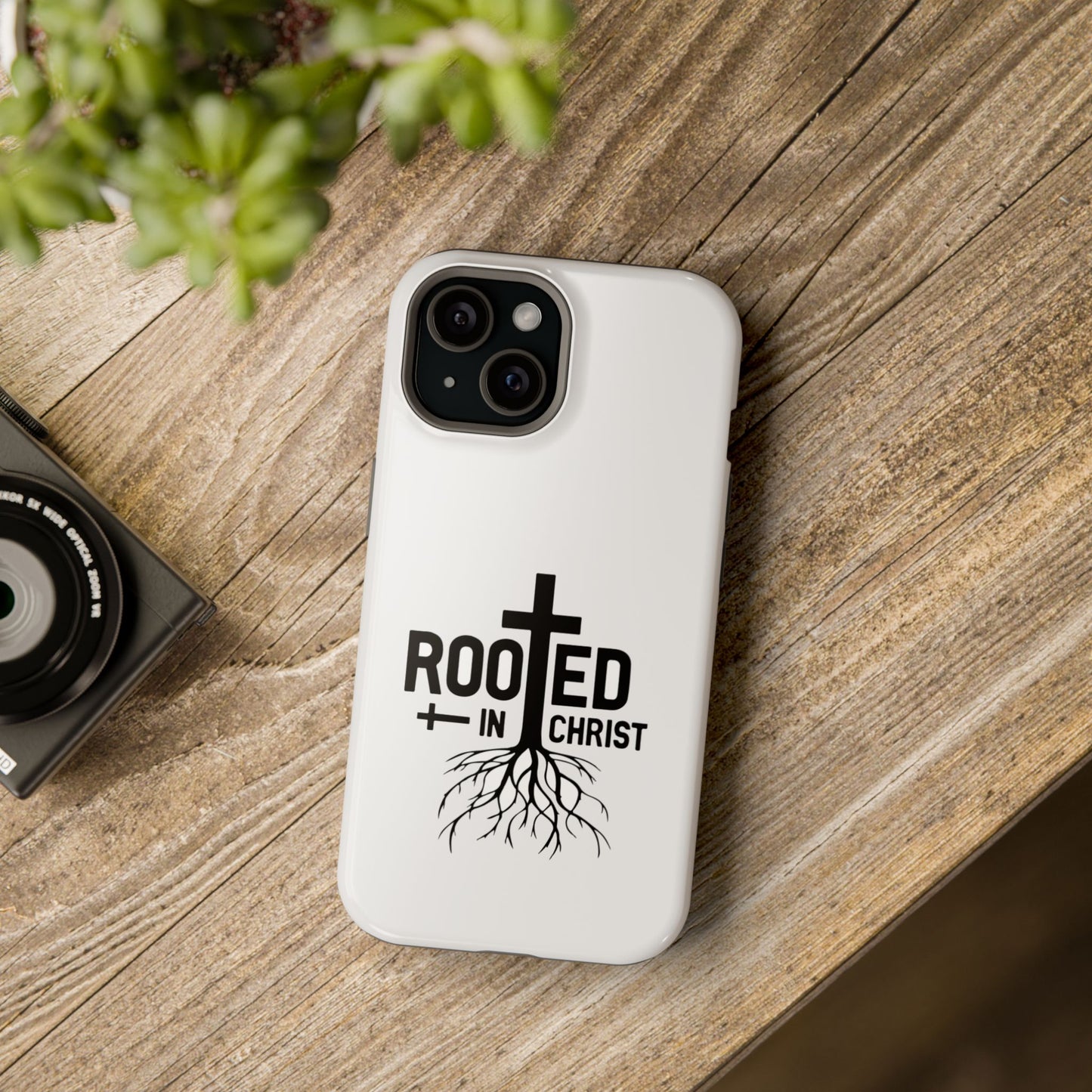 Rooted in Christ - Dual-Layer Phone Case