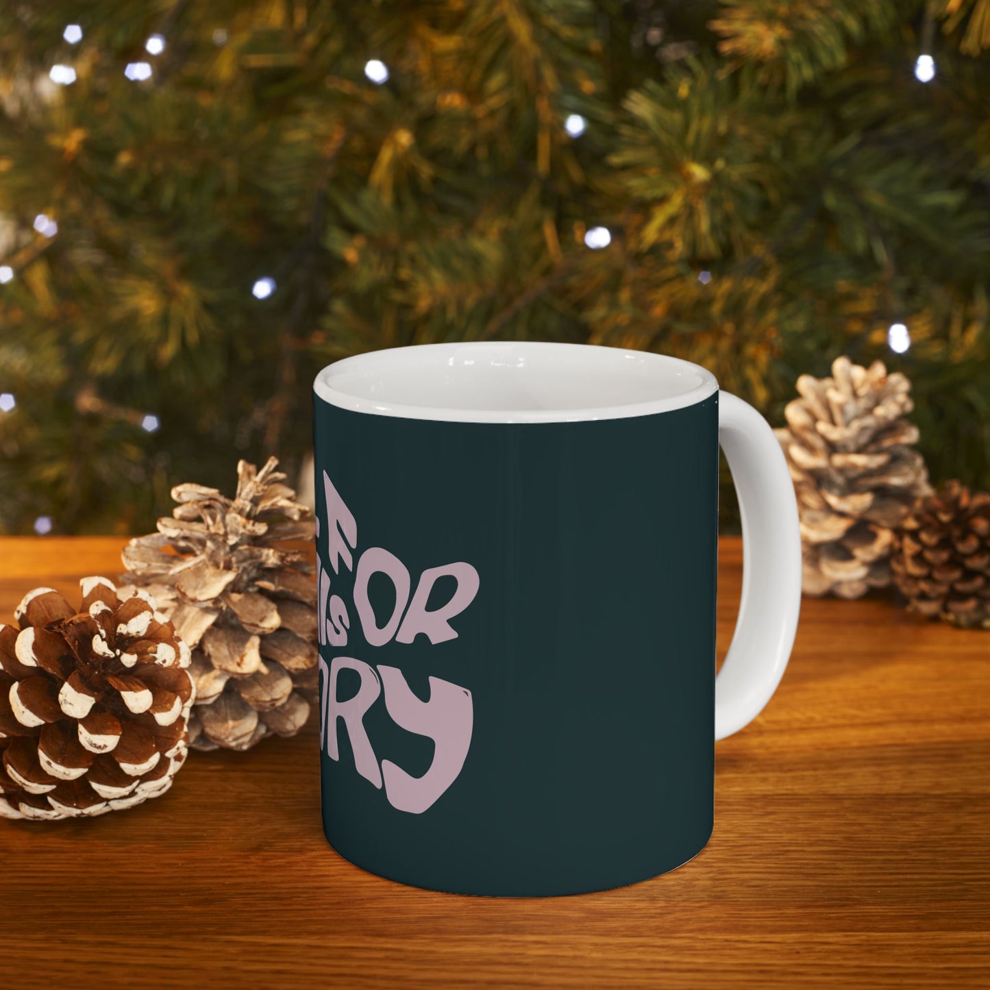 "All for His Glory" Inspirational Ceramic Mug