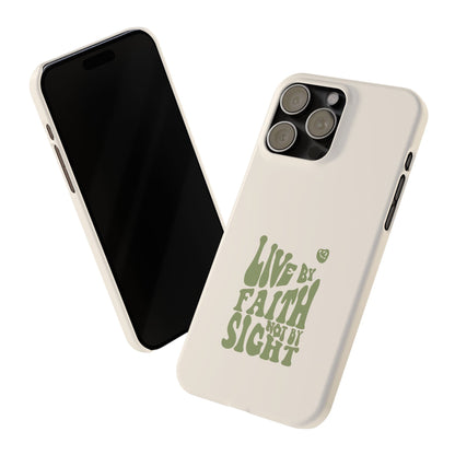 Live by Faith" Durable Phone Case – Trust in Every Moment