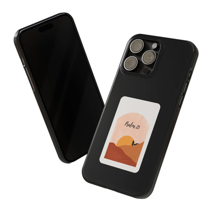 Dual-Layer Phone Case Inspired by Psalm 23 - #Black