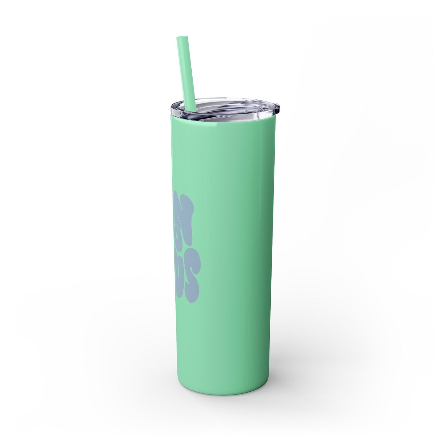 Run to Jesus - 20oz Stainless Steel Skinny Tumbler with Straw