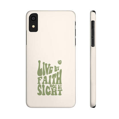 Live by Faith" Durable Phone Case – Trust in Every Moment