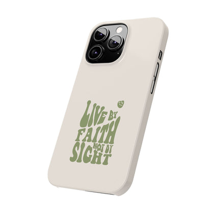 Live by Faith" Durable Phone Case – Trust in Every Moment