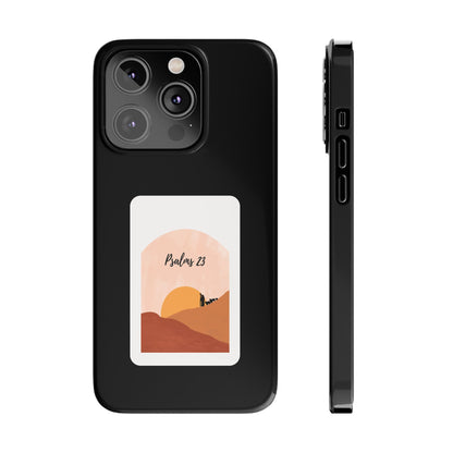 Dual-Layer Phone Case Inspired by Psalm 23 - #Black